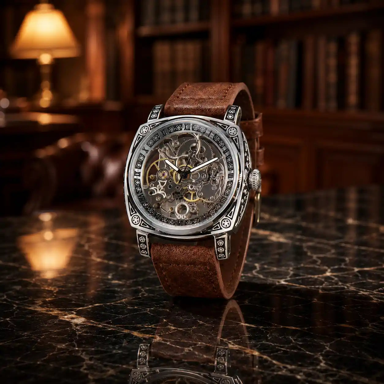 LEATHER ZURICH 42MM