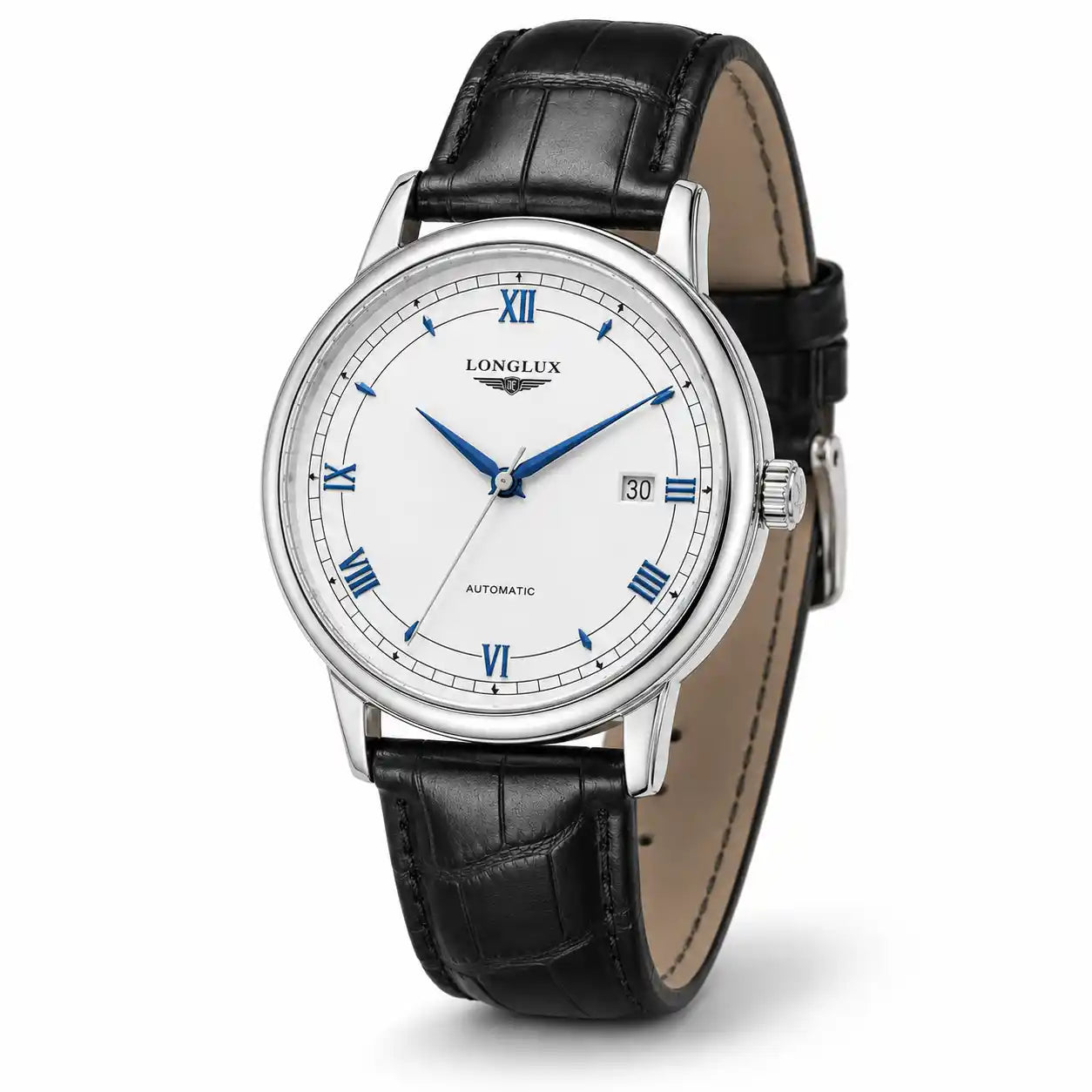 WINDSOR BLACK LEATHER 40MM