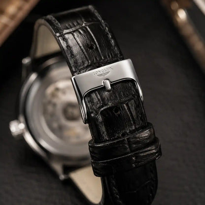 WINDSOR BLACK LEATHER 40MM