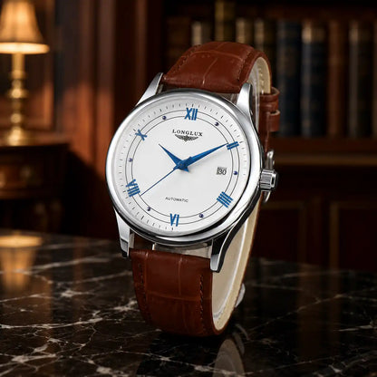 WINDSOR BLACK LEATHER 40MM