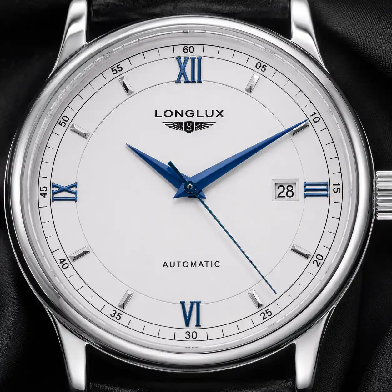 WINDSOR BLACK LEATHER 40MM